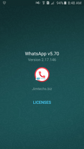 WhatsApp plus JiMODs v5.70 Jimtechs Editions