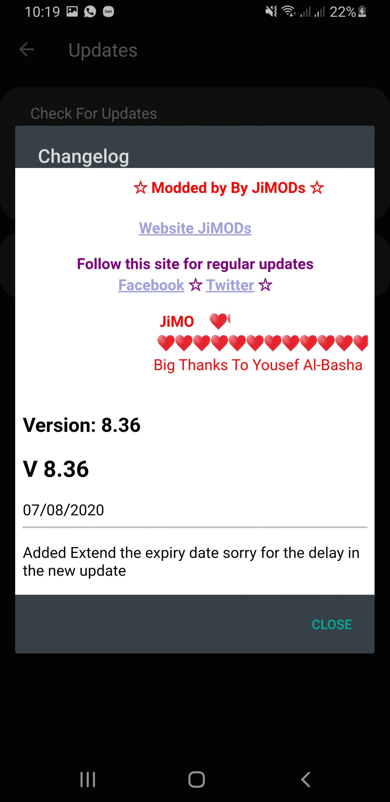 WhatsApp+ JiMODs v8.36 Jimtechs Editions